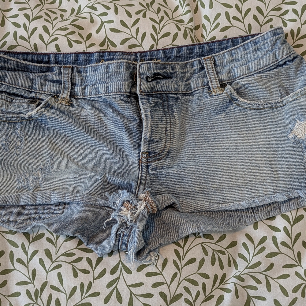 American Eagle Outfitters Light Blue Jean Shorts